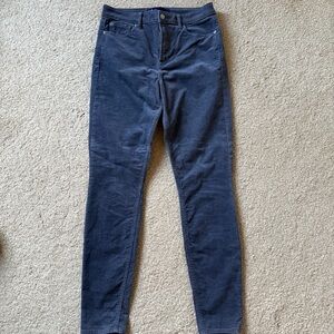 GAP Factory High Rise Universal Legging Cords, 10/30T, Dark Gray